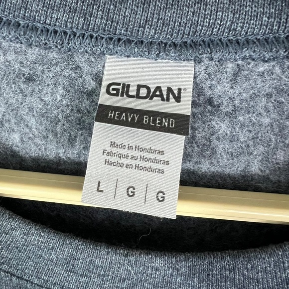🥰NWOT |•GILDAN•| 'Border Collie Mom' Gray Soft Heavy Blend Sweatshirt Large - Picture 11 of 13